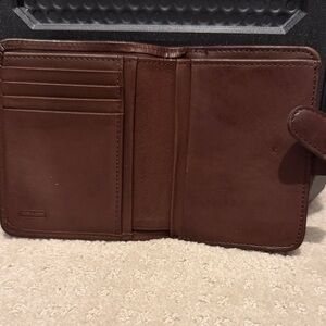 Brown Leather Women’s Wallet Coach